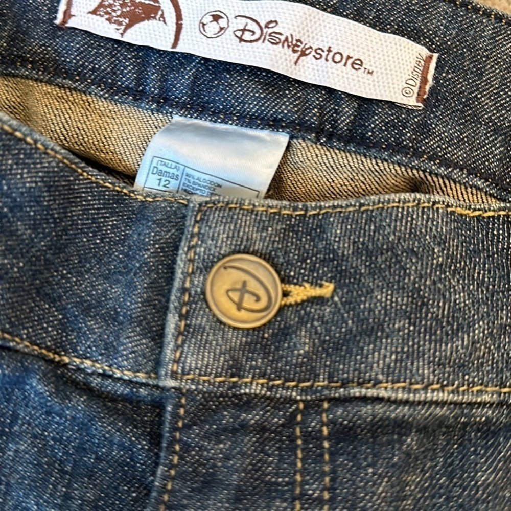 Disney Denim Mini Skirt with Tinker Bell - Picture 6 of 6